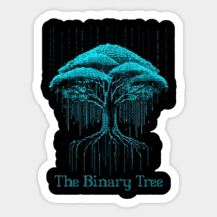 Binary Tree Coding Computer Programmer Coder Nerd T-Shirt Sticker